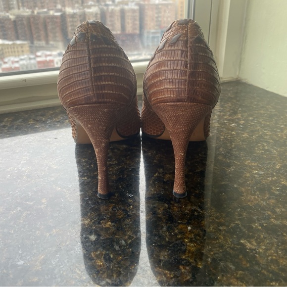 Vintage Dior Snakeskin Heels - Size 37.5/6.5 - Picture 5 of 7